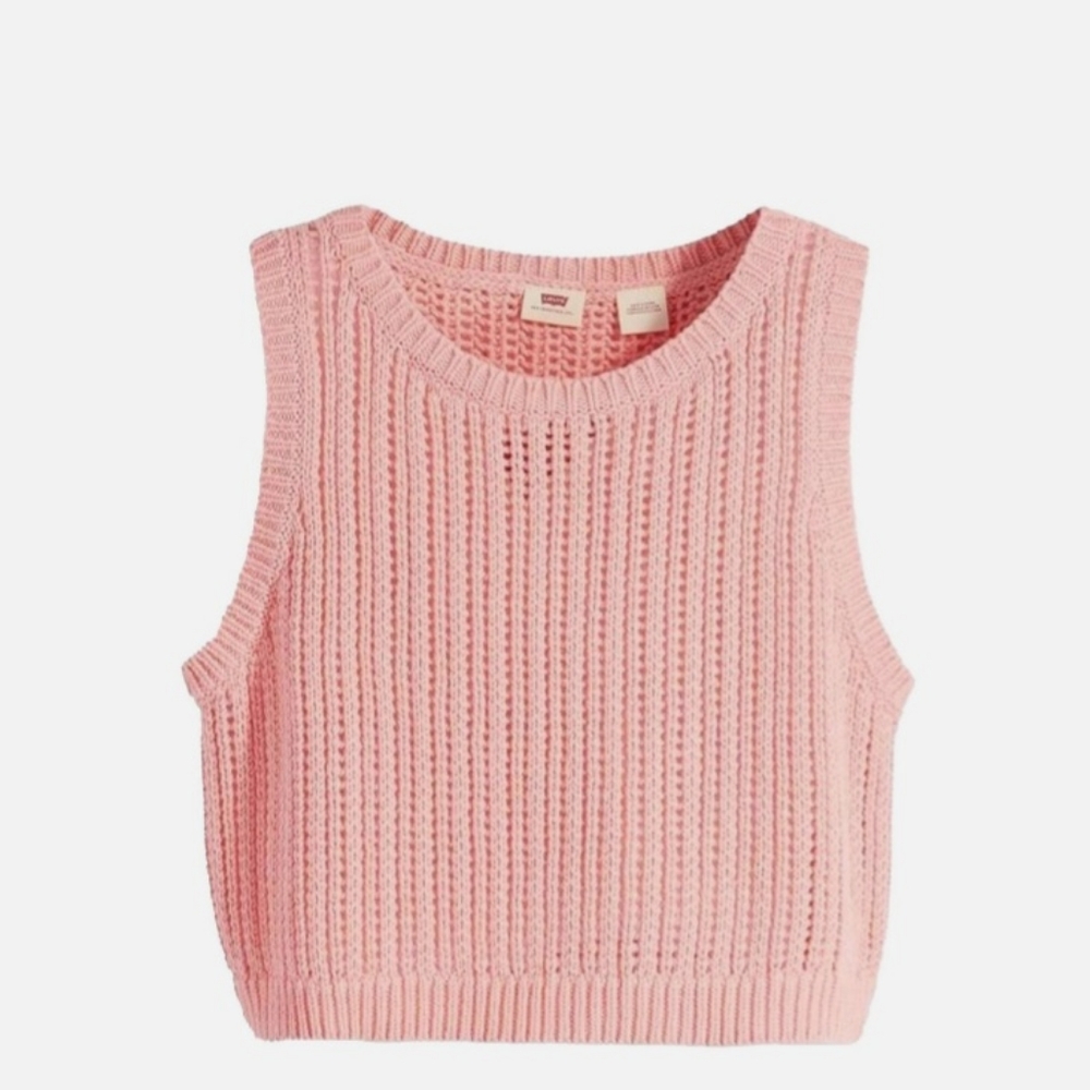 Levi's Pink Knit Tank Top